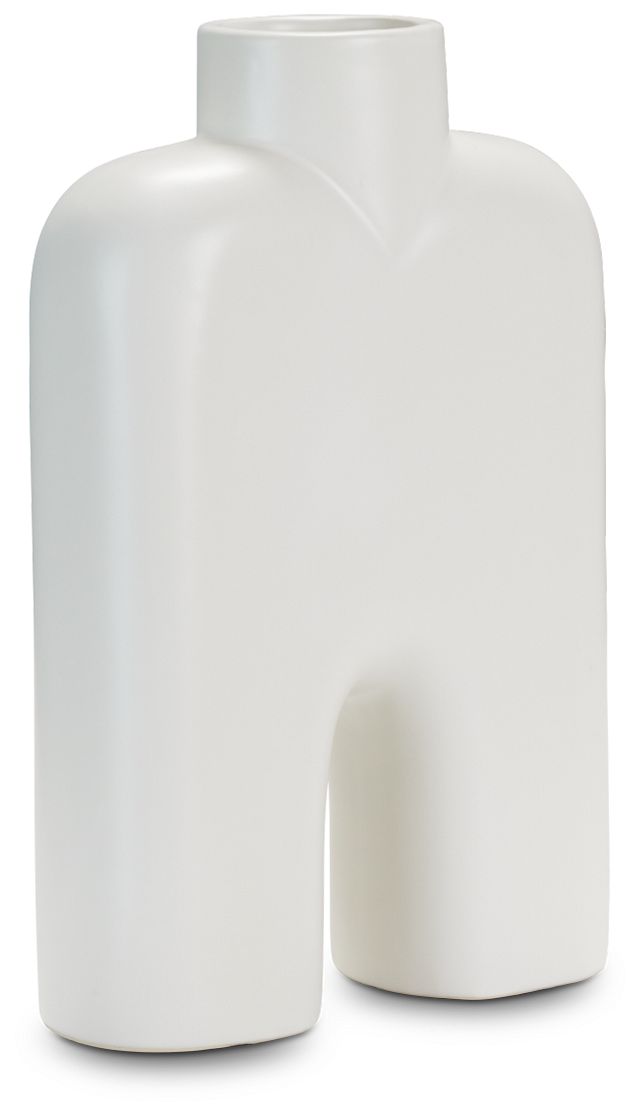 Teya White Medium Vase