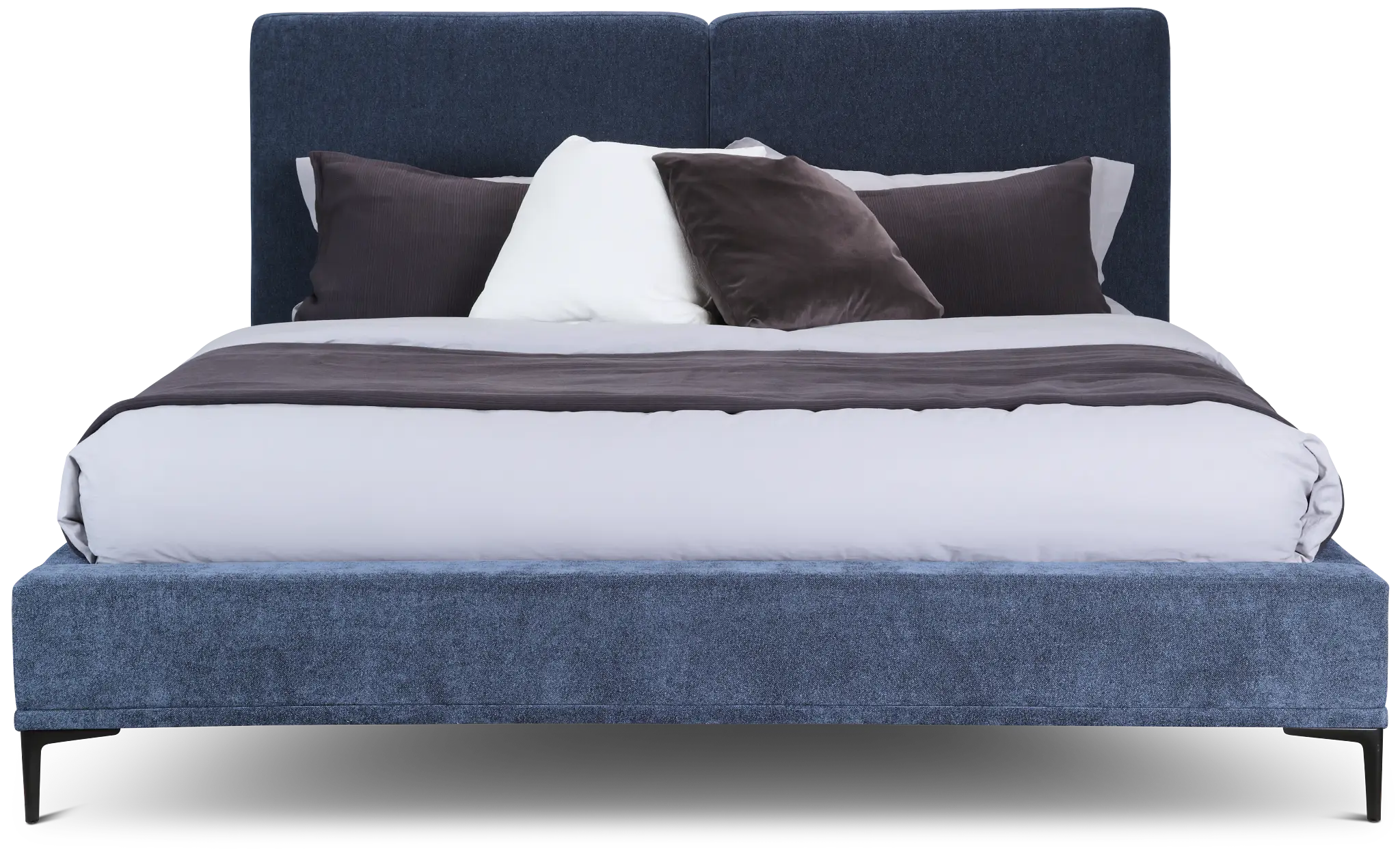 Emit Dark Blue Uph Panel Bed Emit Dark Blue Uph Panel Bed
