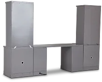 Newport Gray Door Wall Desk