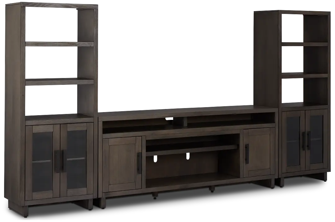 Richmond Gray 80" Door Entertainment Wall Richmond Gray 80" Door Entertainment Wall