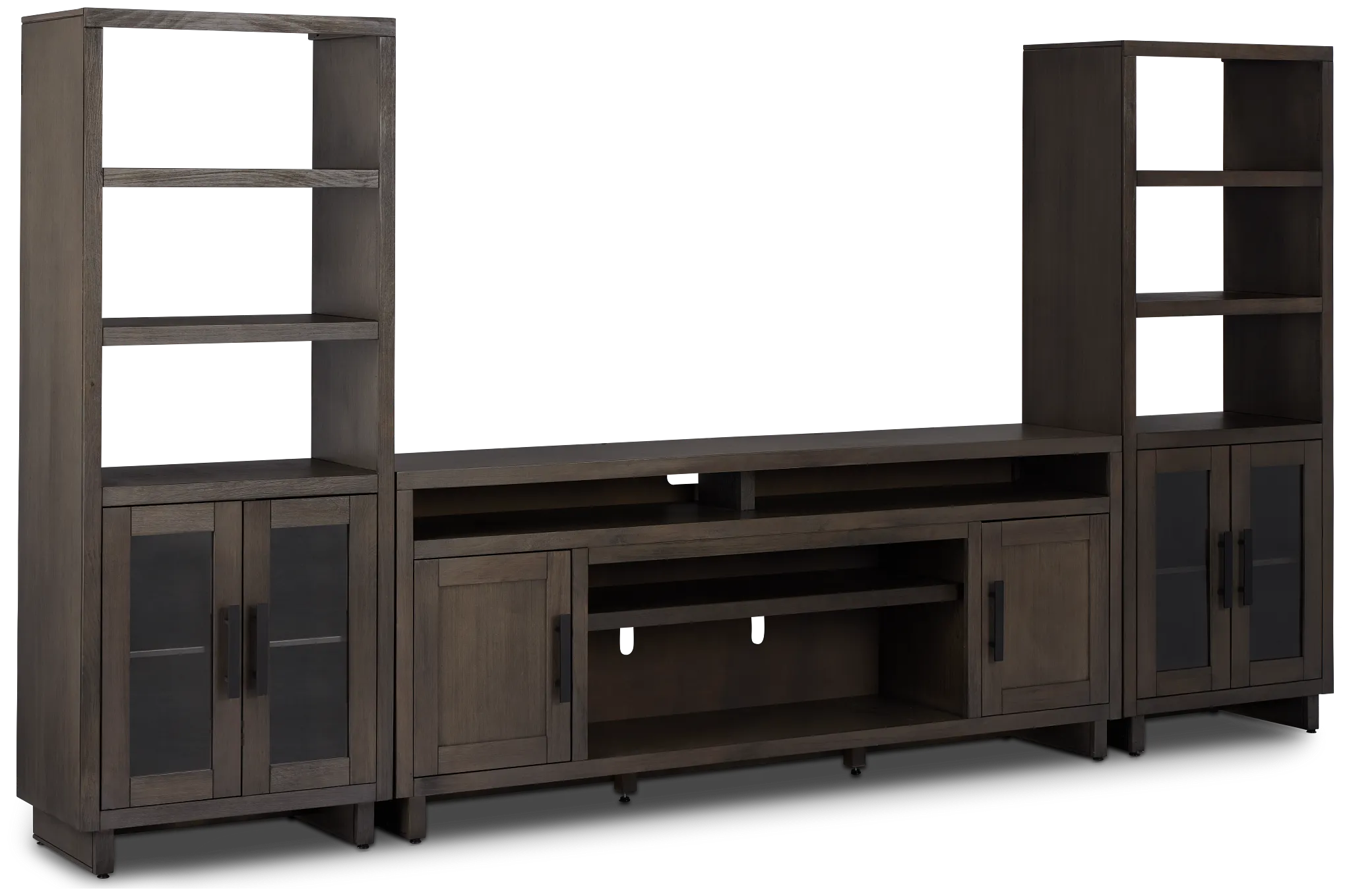 Richmond Gray 80" Door Entertainment Wall