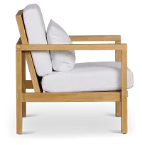 Nantucket Light Tone Woven Accent Chair