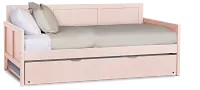 Charleston Pink Panel Trundle Bed