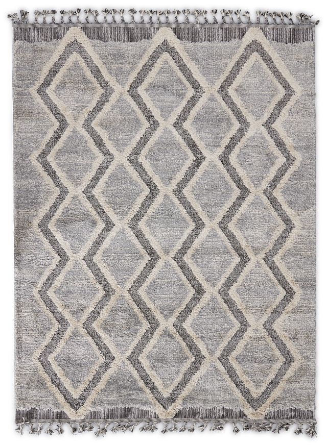 Destin Light Gray 5x8 Area Rug