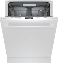 Bosch 800 Series White 24" Built In Dishwasher