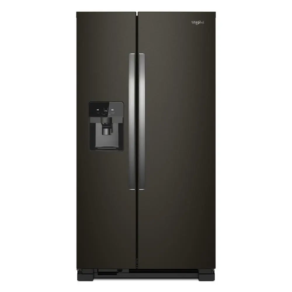 Whirlpool 325 Series Black Stnl Steel Side By Side Refrigerator Whirlpool 325 Series Black Stnl Steel Side By Side Refrigerator