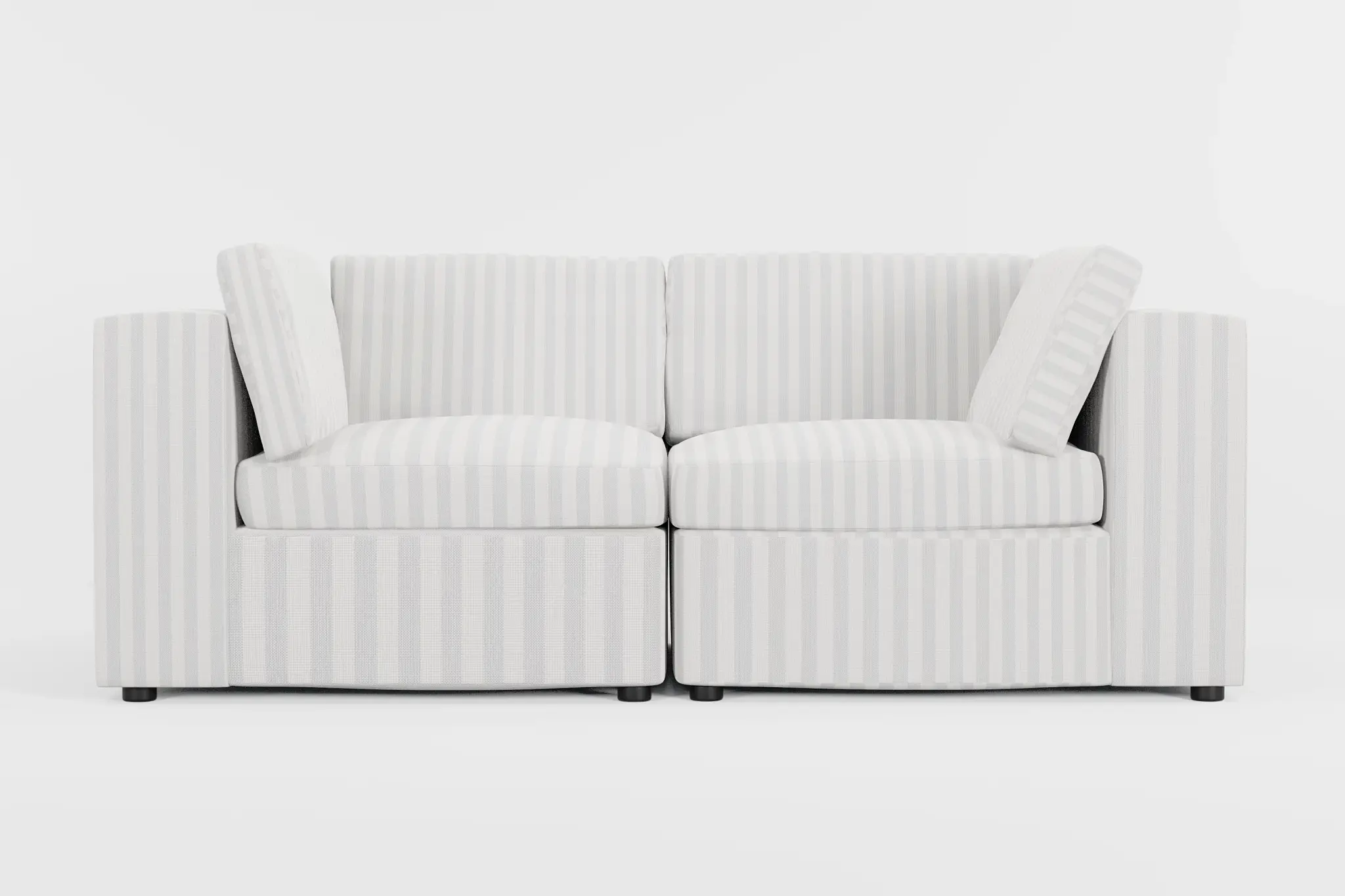 Destin Sea Lane Light Gray Fabric 2-piece Modular Sofa Destin Sea Lane Light Gray Fabric 2-piece Modular Sofa