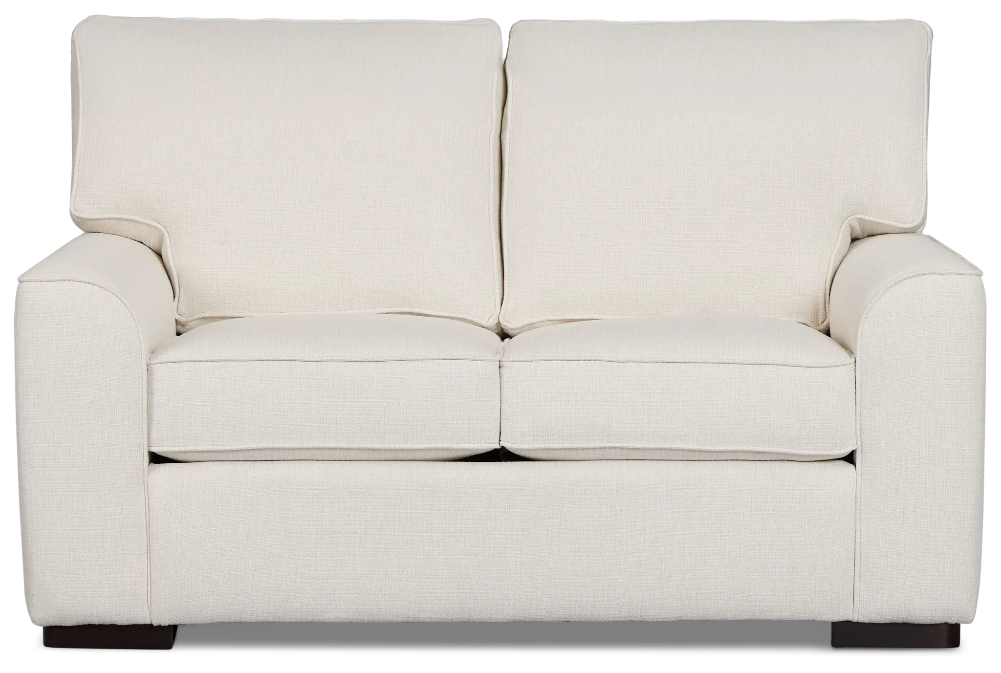 Sinclair Light Beige Fabric Loveseat