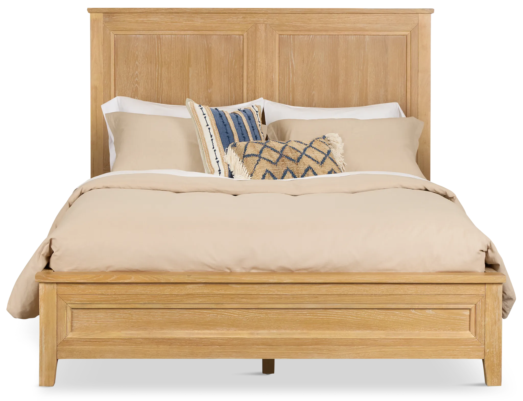 Nantucket Light Tone Panel Bed