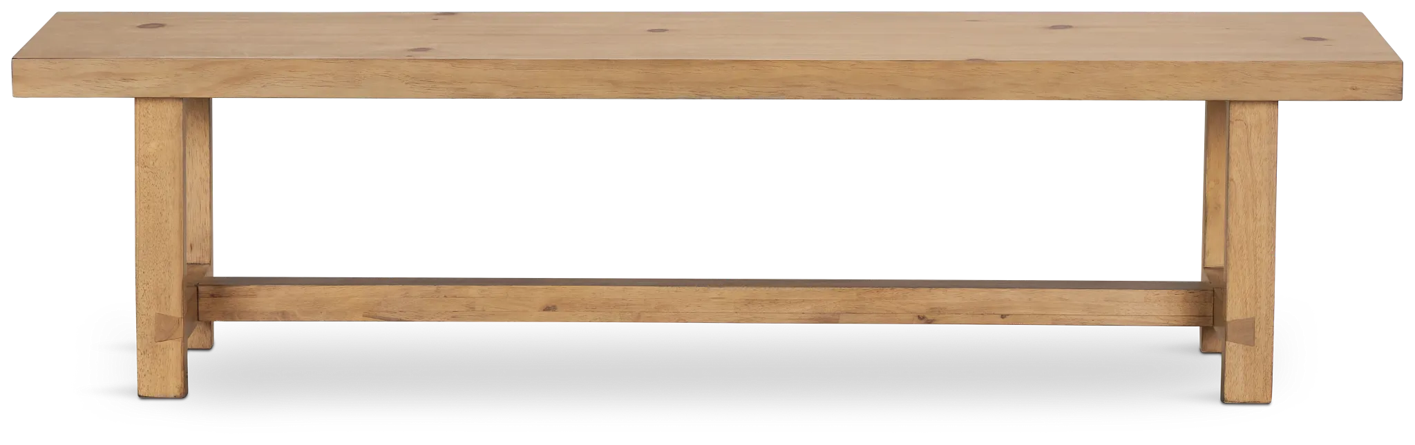 Vail Light Tone Dining Bench