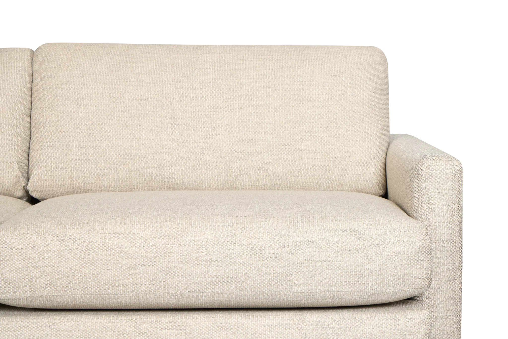 Maxwell Light Gray Fabric Sofa