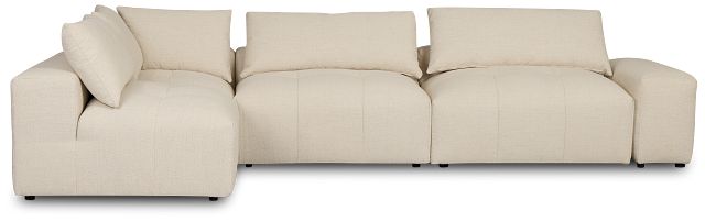 Remi Light Beige Fabric 5-piece Modular Sectional