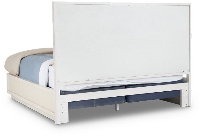 Marseilles Light Tone Panel Bed