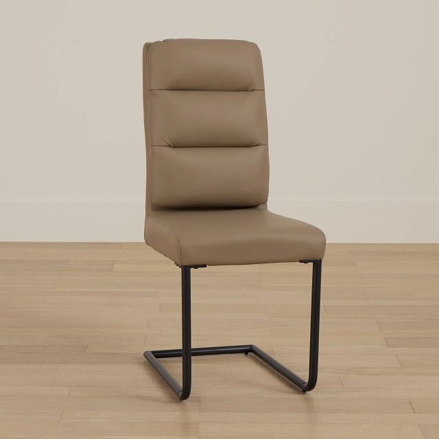 Paxton Taupe Upholstered Side Chair