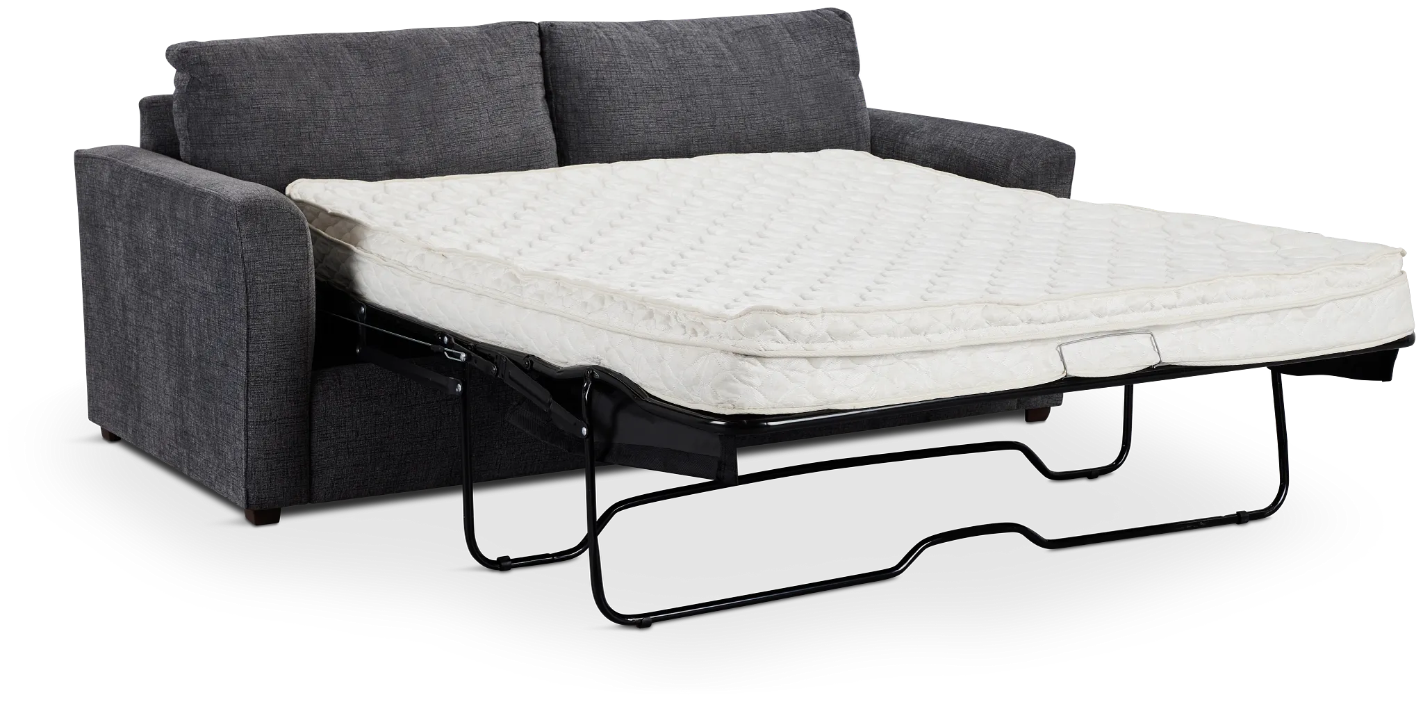 Maxie Dark Gray Micro Innerspring Sleeper