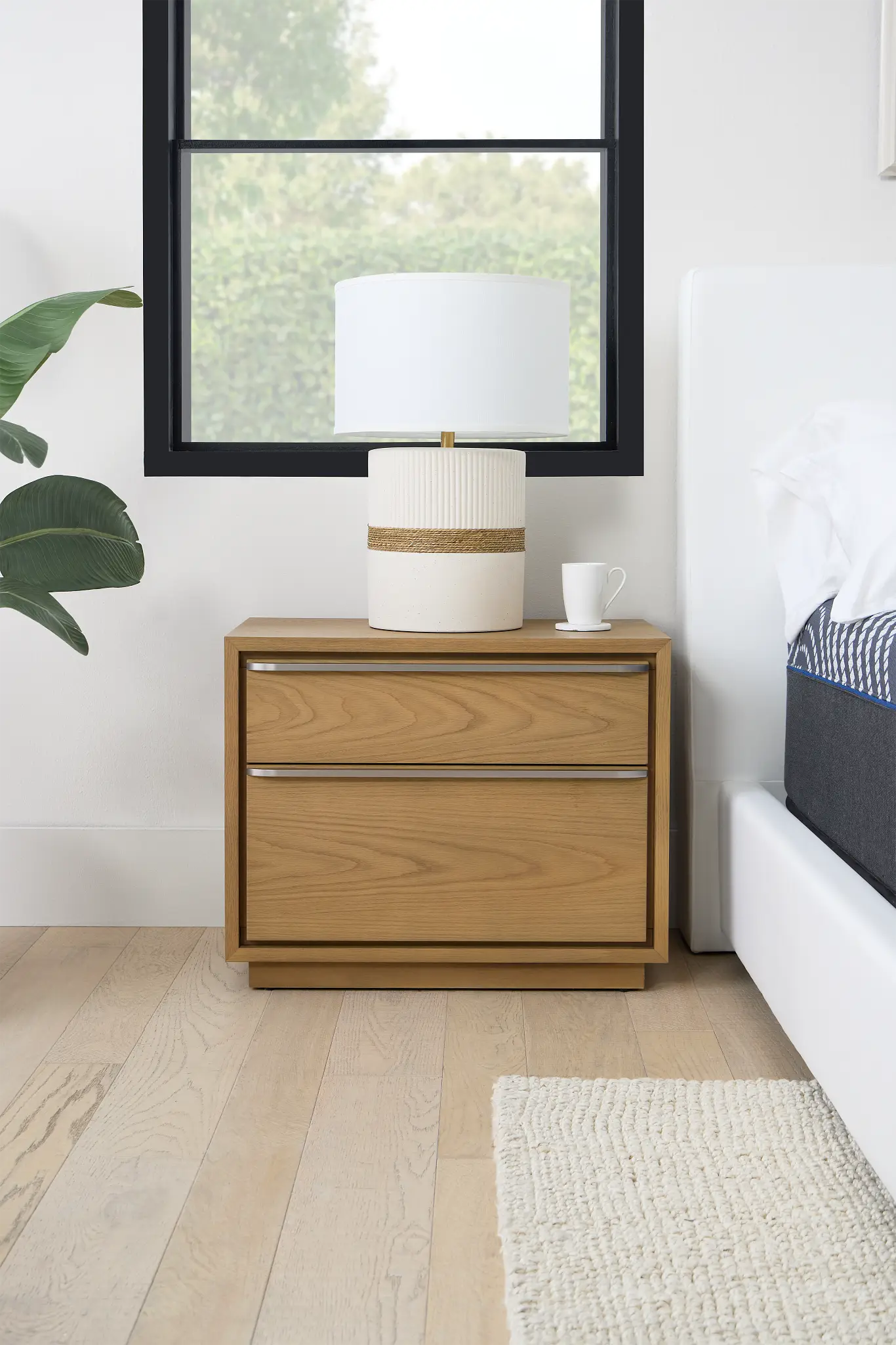 Haven Light Tone 2-drawer Nightstand Haven Light Tone 2-drawer Nightstand