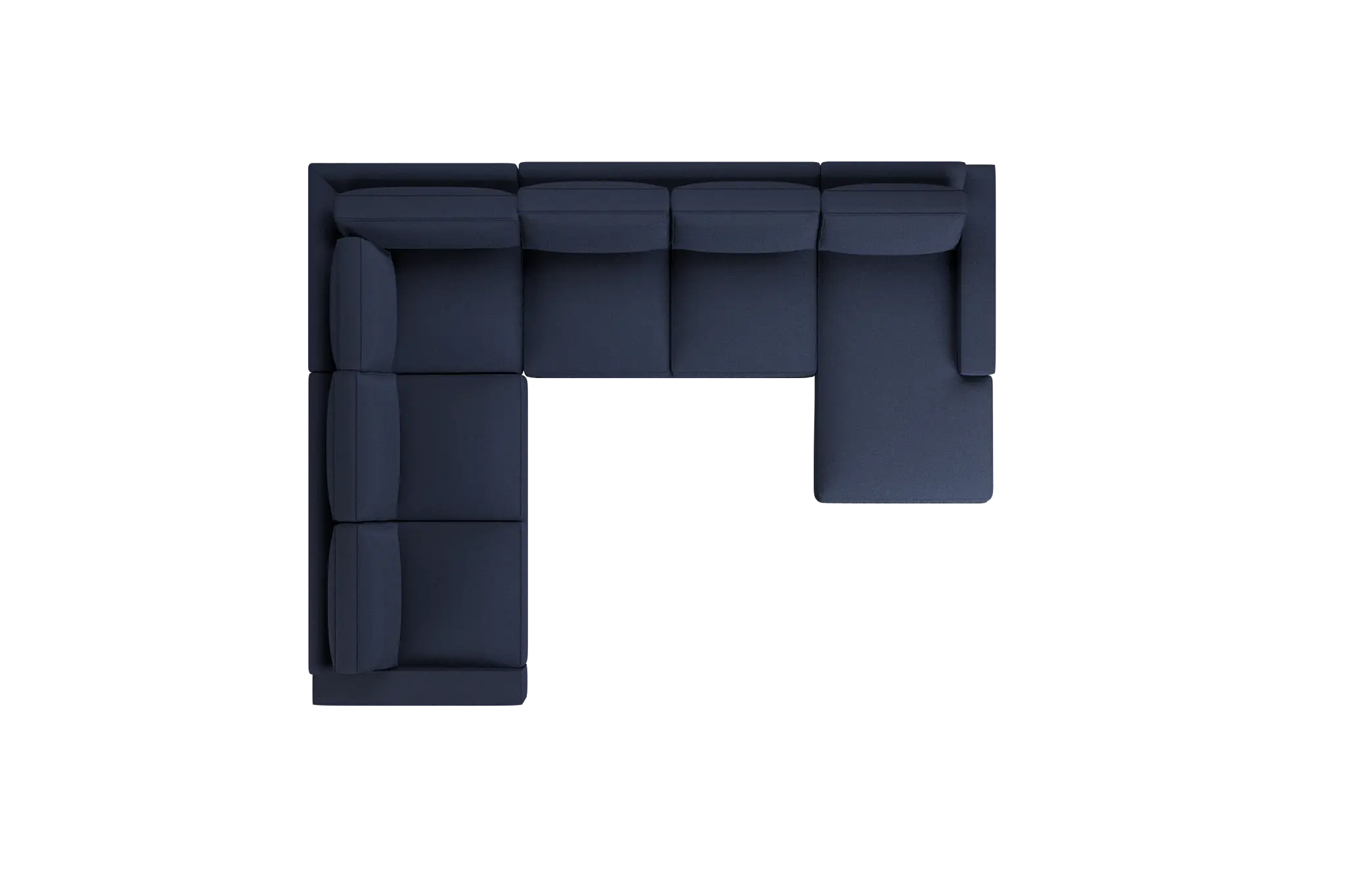 Edgewater Peyton Dark Blue Medium Right Chaise Sectional Edgewater Peyton Dark Blue Medium Right Chaise Sectional