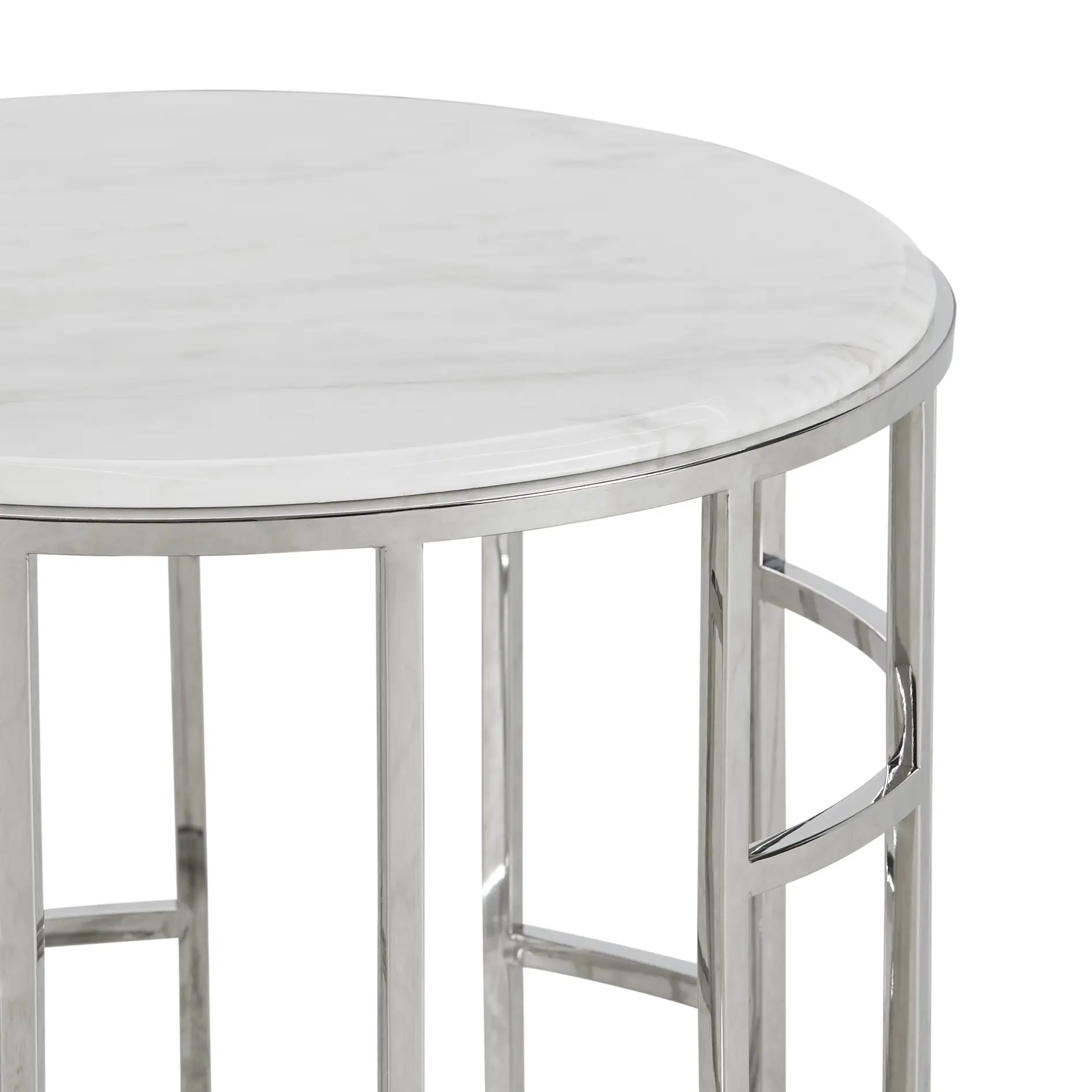 Koda Marble Round End Table Koda Marble Round End Table