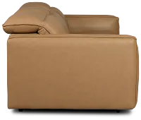 Ryland Brown Lthr/vinyl 3-piece Power Sofa