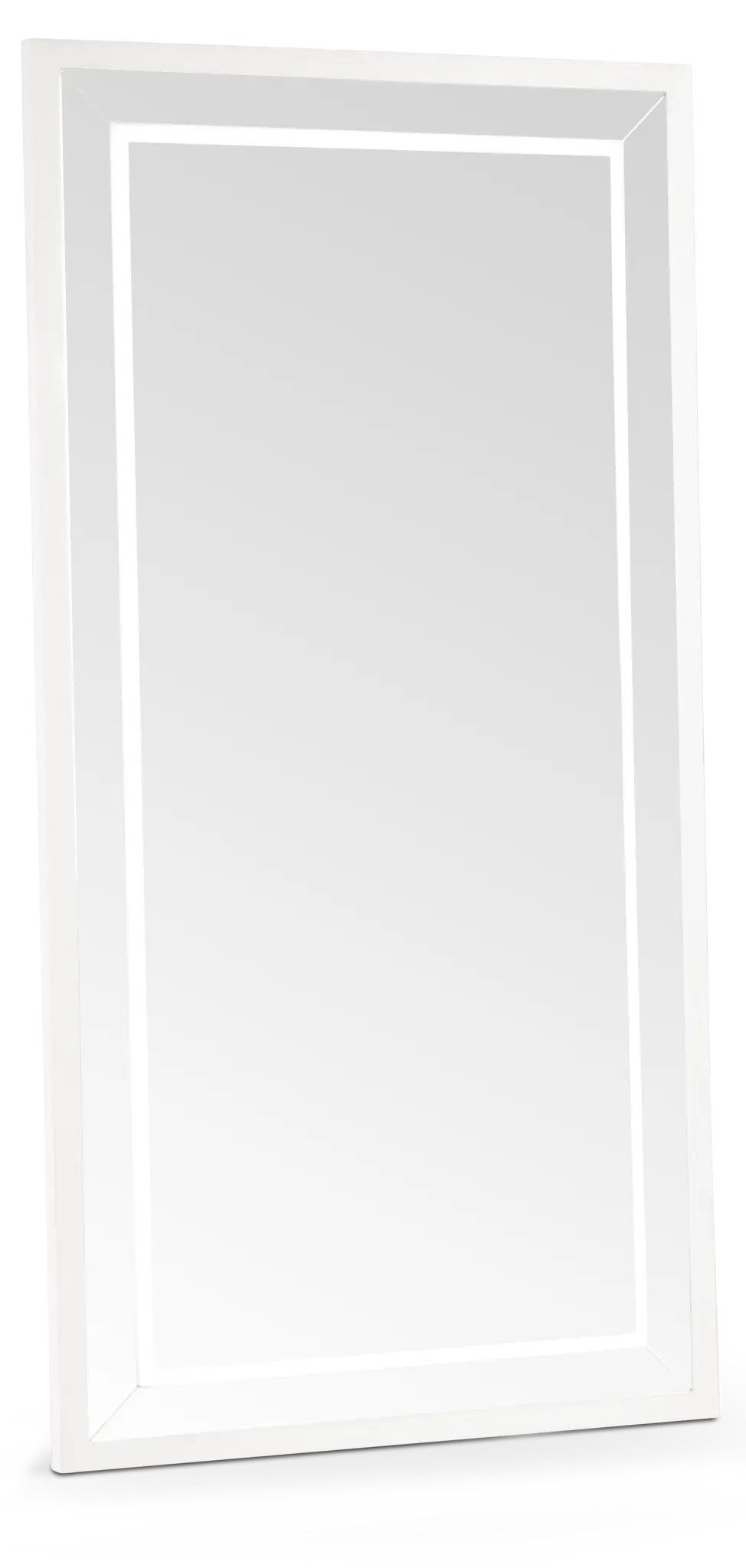 Bal Harbour White Floor Mirror Bal Harbour White Floor Mirror