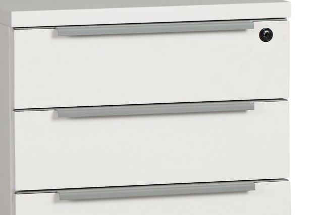 Clark White File Cabinet