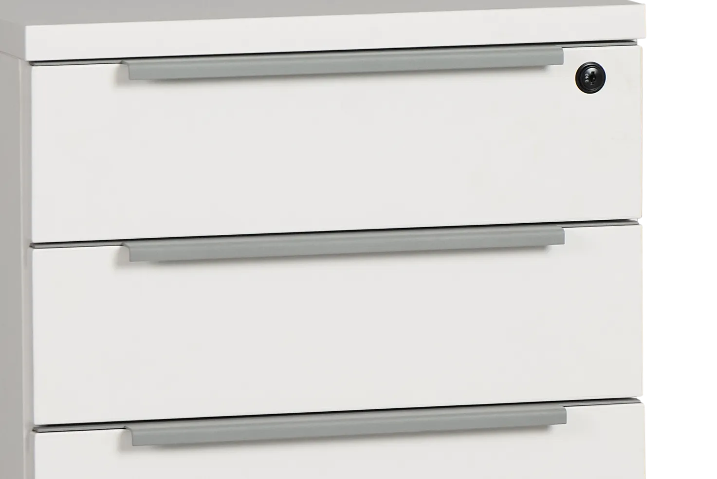 Clark White File Cabinet