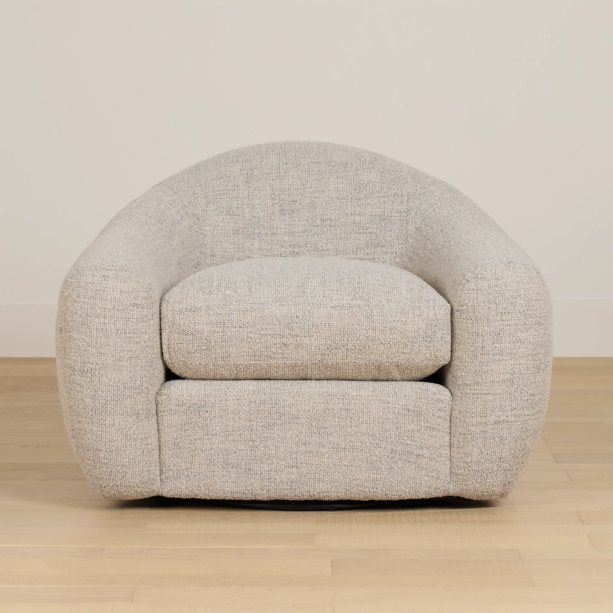 Kaya Gray Fabric Swivel Chair