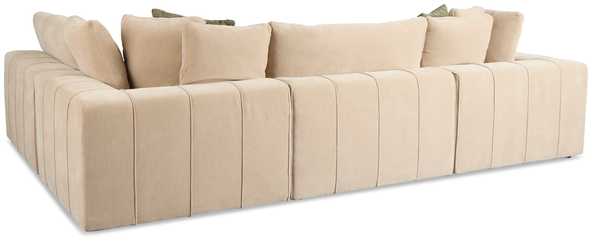 Cruz Light Beige Fabric 4-piece Modular Sectional Cruz Light Beige Fabric 4-piece Modular Sectional