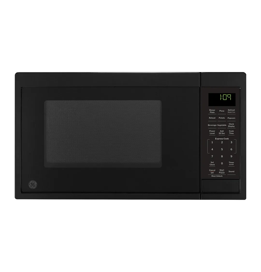 Ge 9 Series Black Countertop Microwave