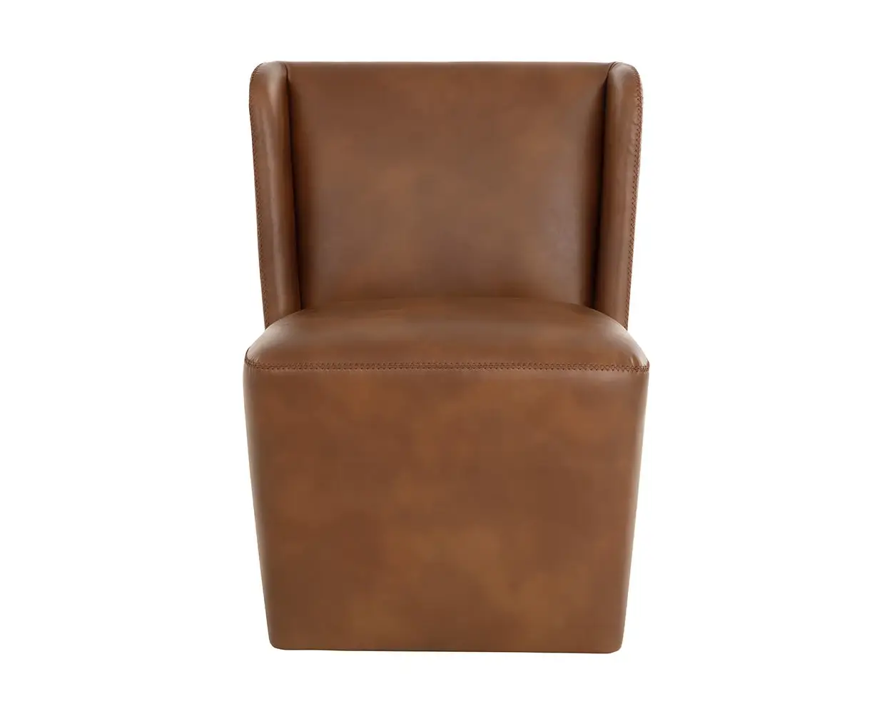 Breve Brown Lthr/vinyl Upholstered Side Chair Breve Brown Lthr/vinyl Upholstered Side Chair