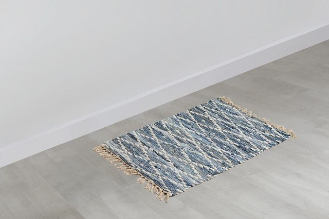 Salvio Blue 2x3 Area Rug