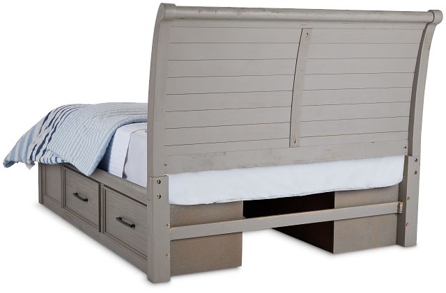 Napa Gray Sleigh Bed