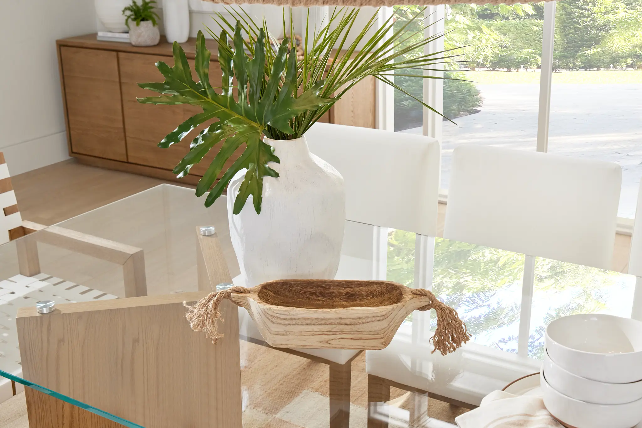 Haven Glass 80" Rectangular Table Haven Glass 80" Rectangular Table