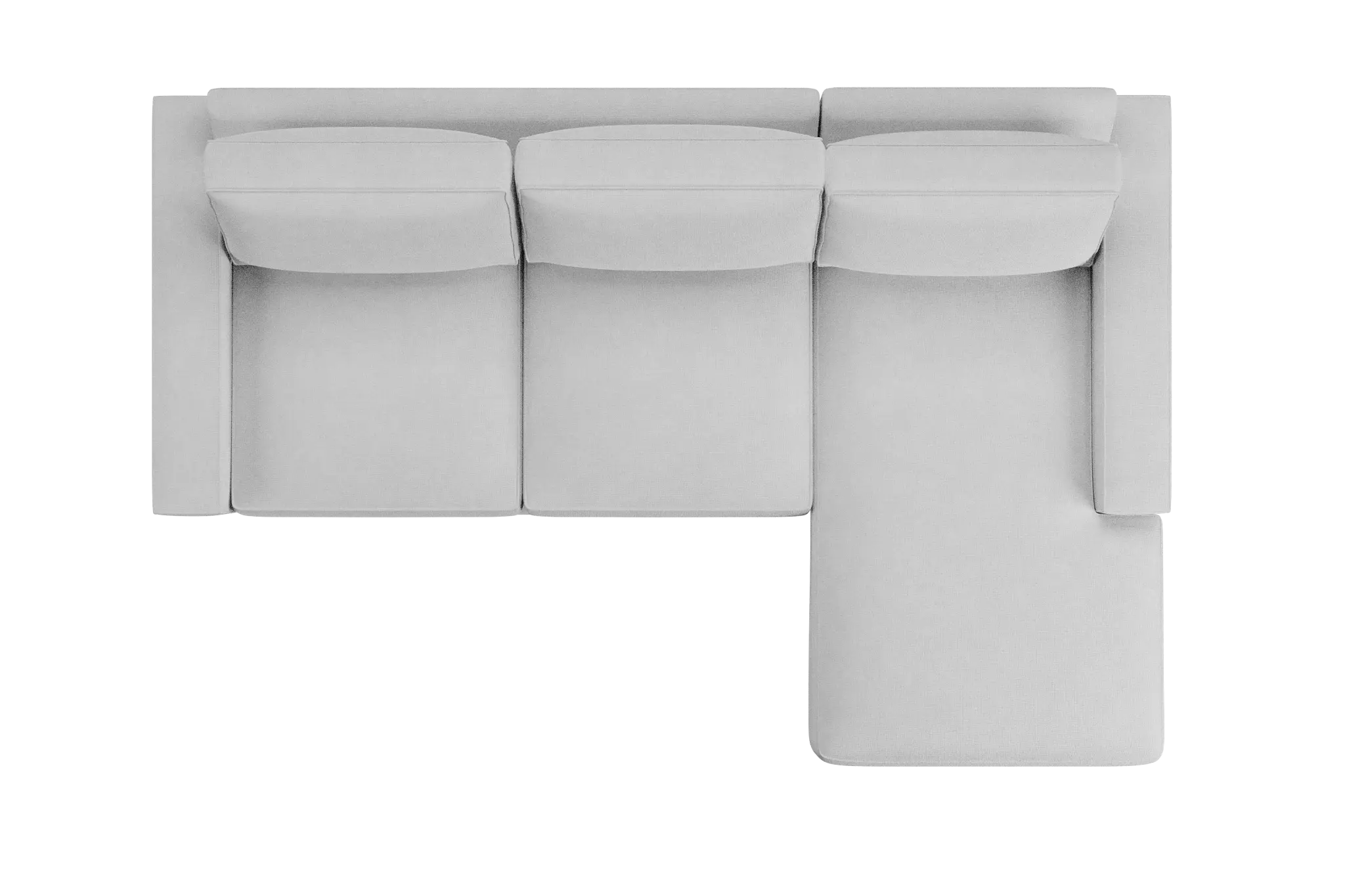 Edgewater Suave White Right Chaise Sectional Edgewater Suave White Right Chaise Sectional