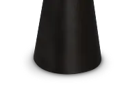 Darby White Marble Round Chairside Table