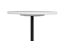 Argo Gray Marble Round End Table