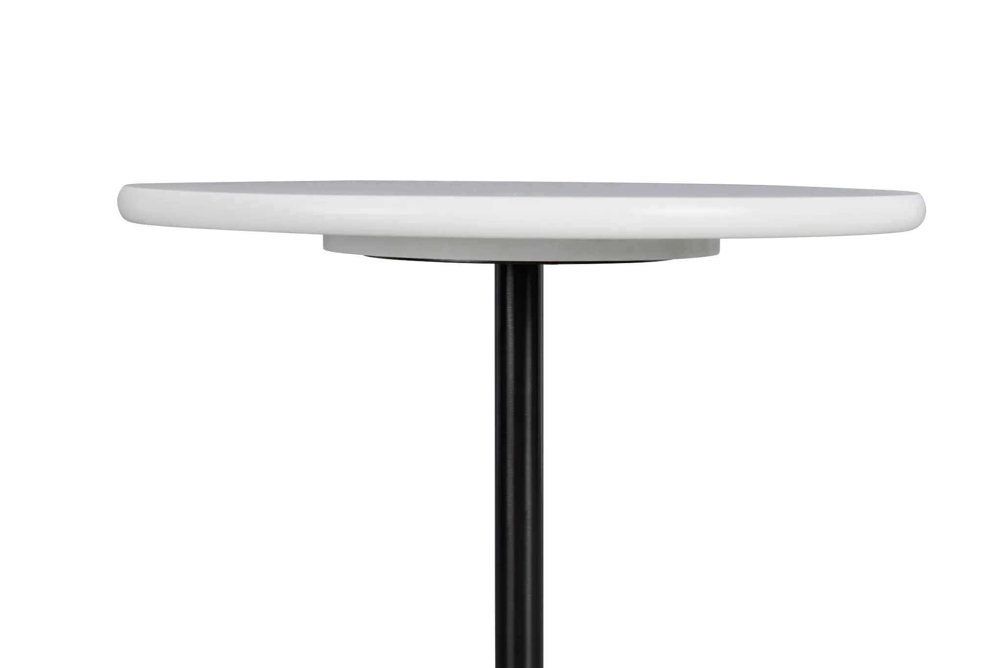 Argo Gray Marble Round End Table