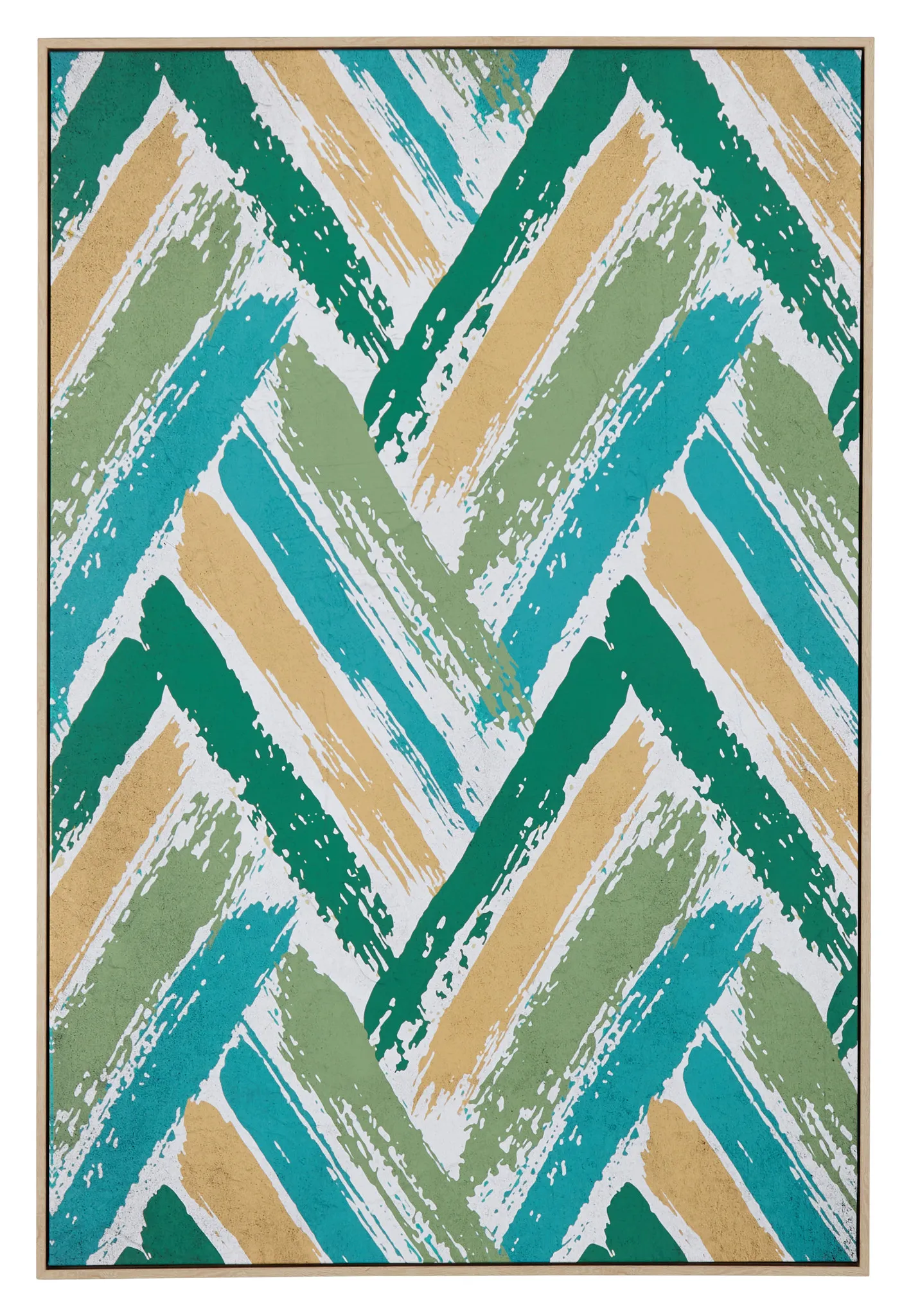 Manu Yellow Framed Wall Art