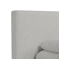 Grayton Maguire Ivory 44" Upholstered Platform Bed