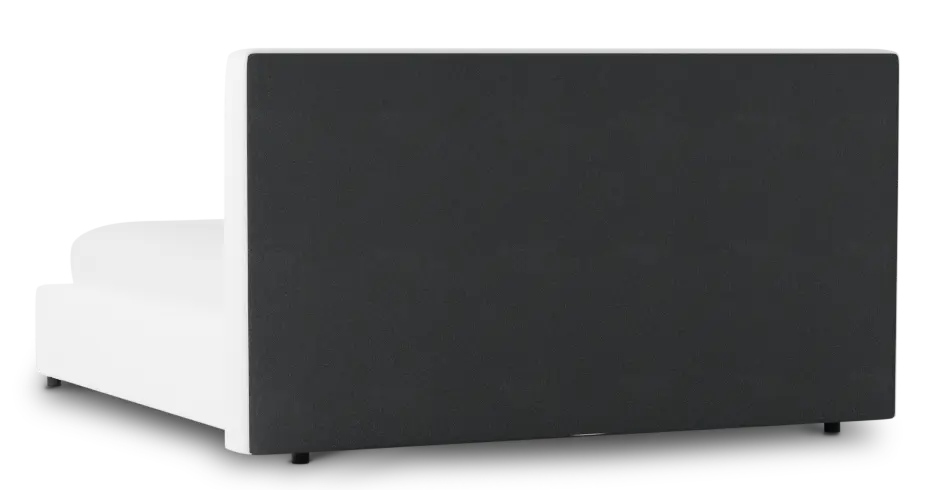 Grayton Peyton White 44" Upholstered Platform Bed Grayton Peyton White 44" Upholstered Platform Bed