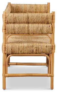 Torta Mid Tone Woven Bench