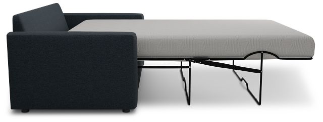 Siesta Elite Dark Blue Fabric Memory Foam Sleeper
