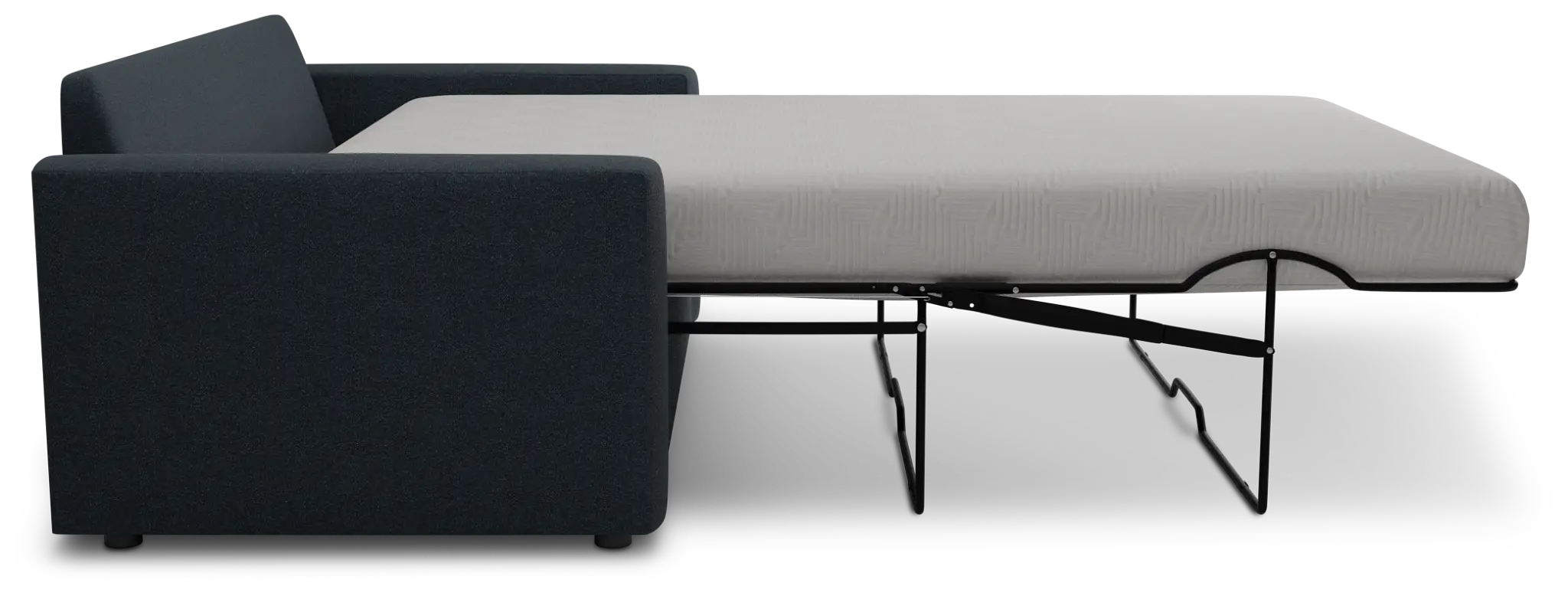 Siesta Elite Dark Blue Fabric Memory Foam Sleeper Siesta Elite Dark Blue Fabric Memory Foam Sleeper