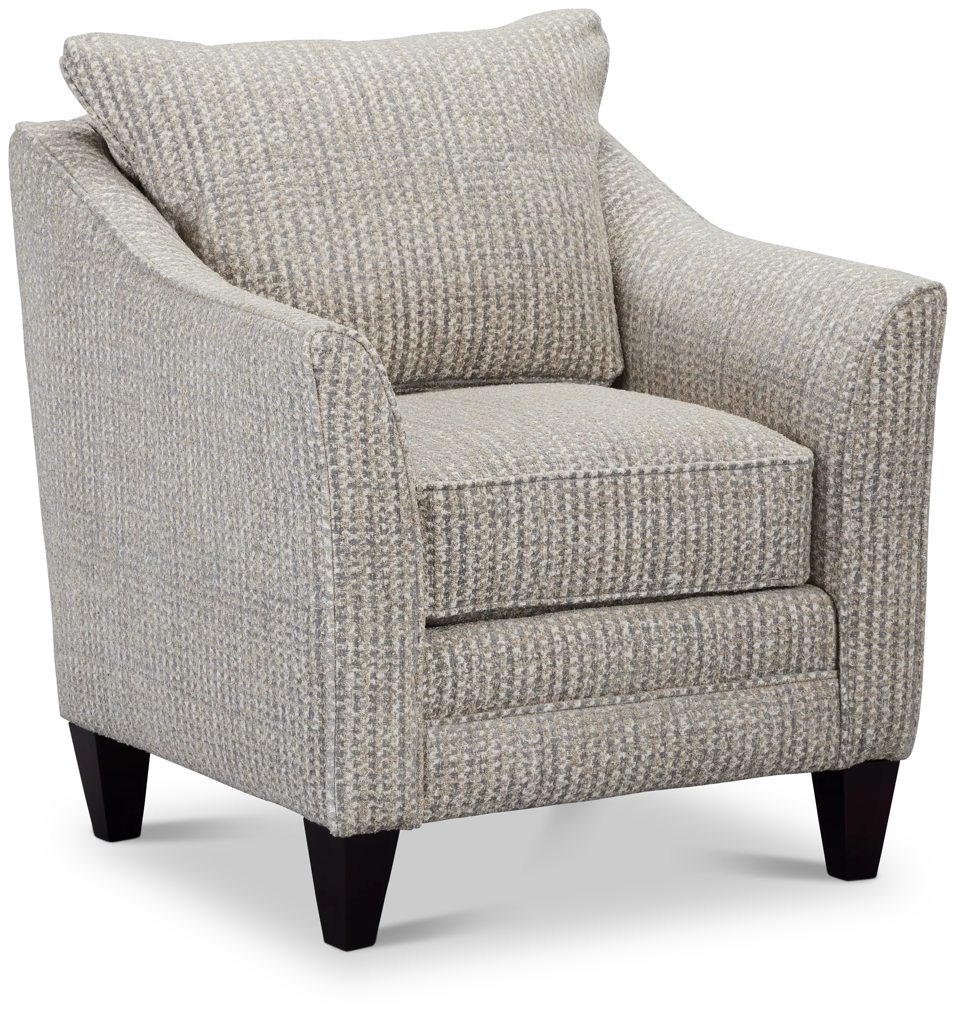 Webcam Gray Fabric Accent Chair Webcam Gray Fabric Accent Chair