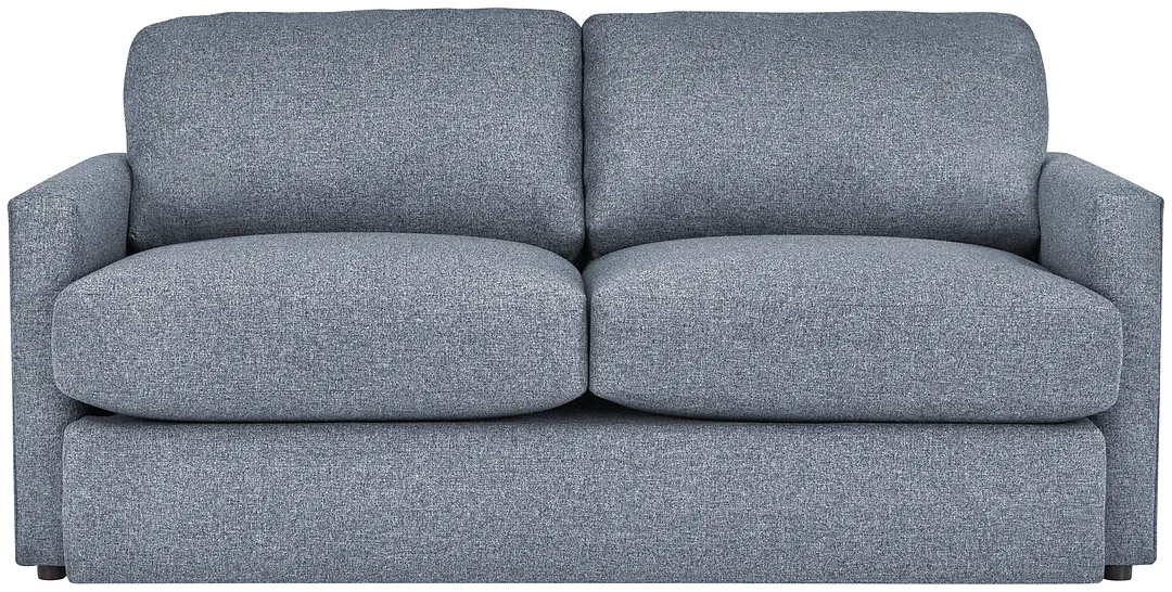 Noah Dark Gray Fabric Loveseat