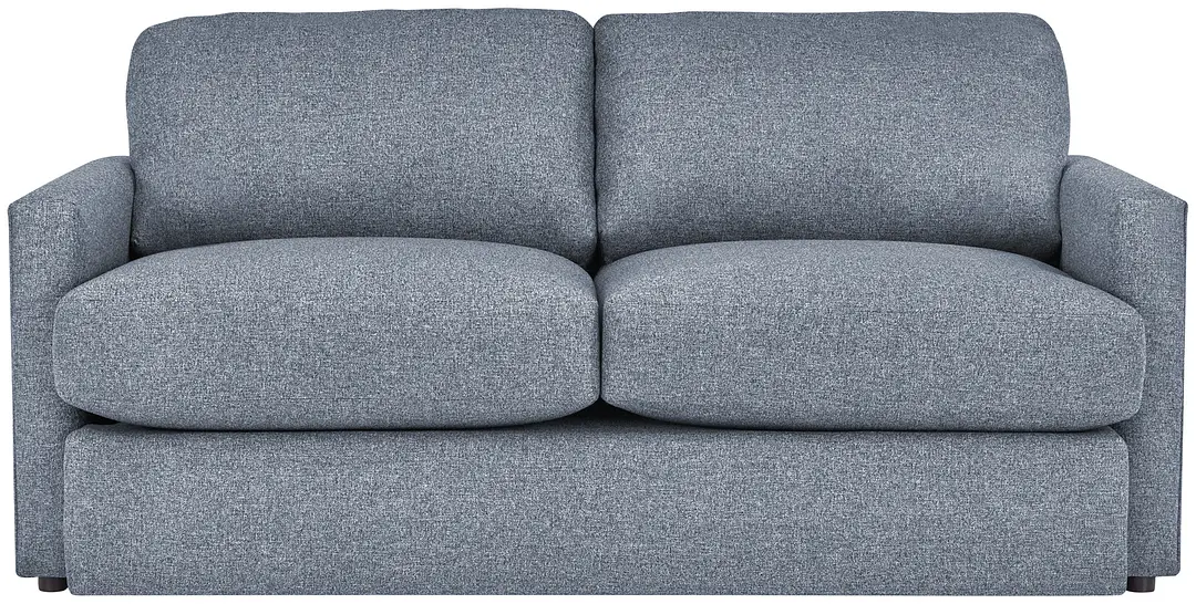 Noah Dark Gray Fabric Loveseat Noah Dark Gray Fabric Loveseat