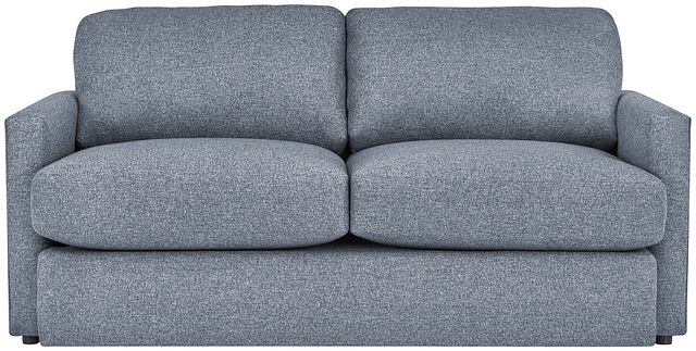 Noah Dark Gray Fabric Loveseat