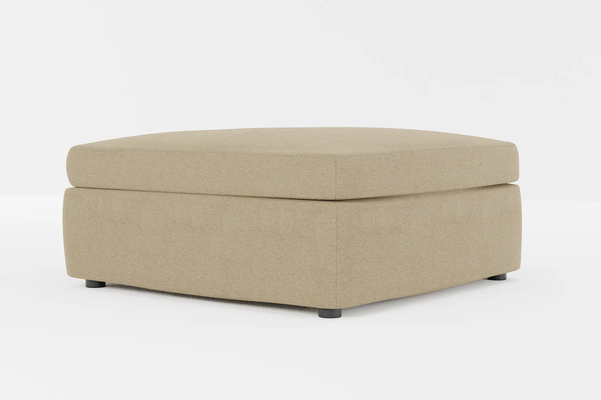 Destin Elite Taupe Fabric Cocktail Ottoman Destin Elite Taupe Fabric Cocktail Ottoman