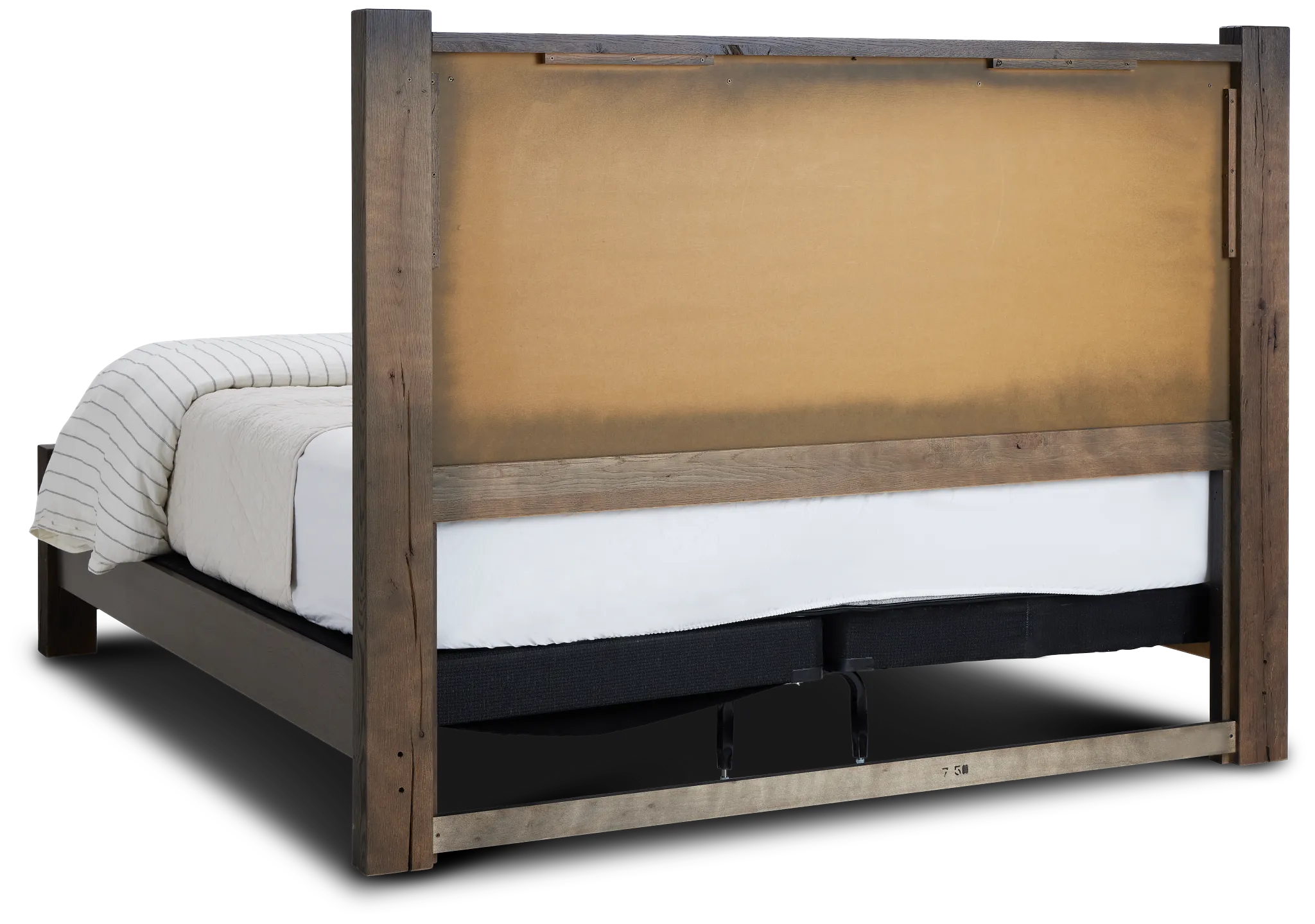 Salt Lake Dark Tone Platform Bed