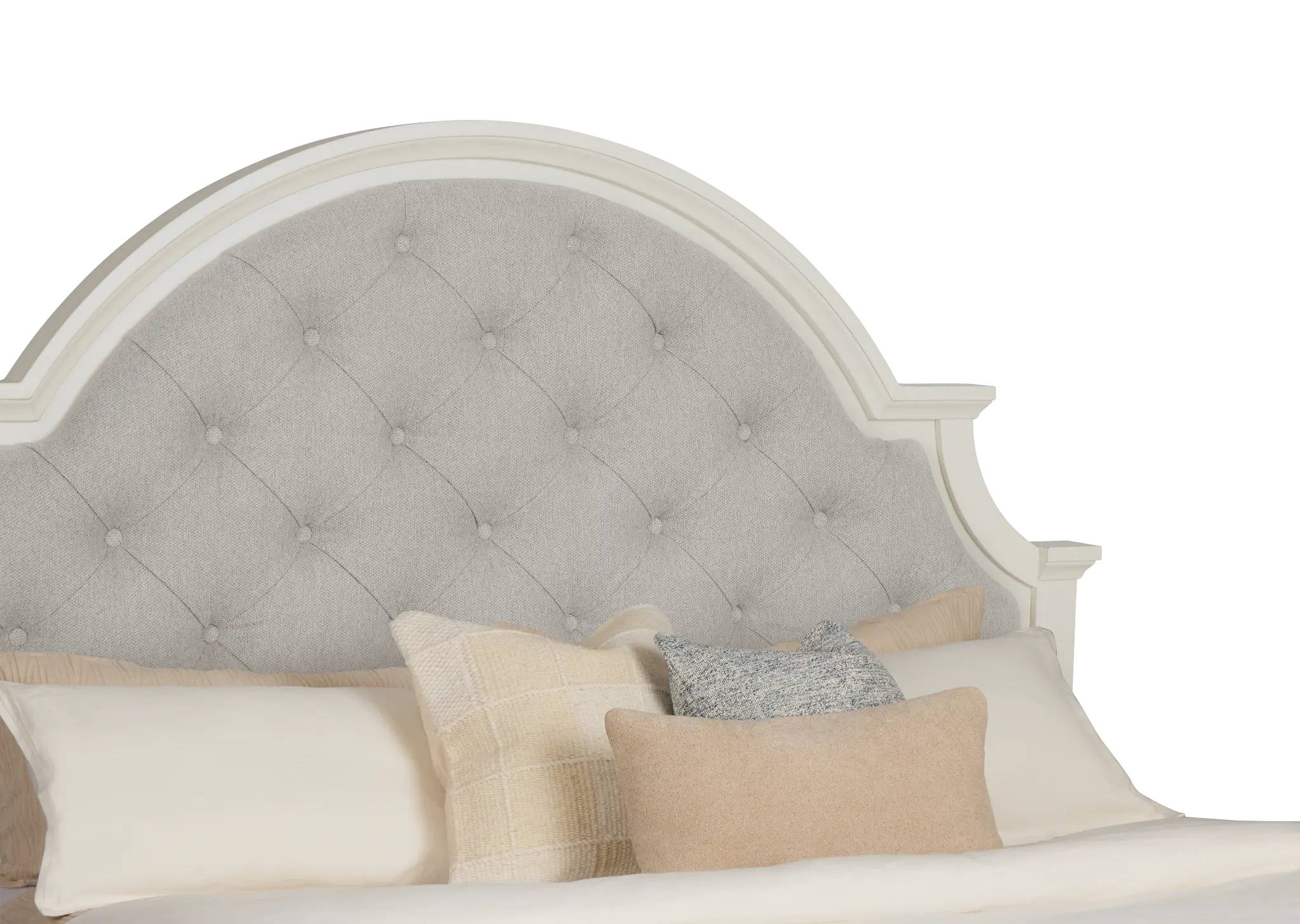 Charlotte White Uph Panel Bed Charlotte White Uph Panel Bed